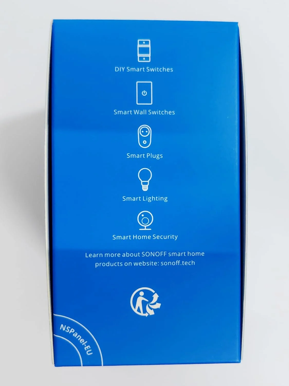 کلید دیواری هوشمند صحنه Sonoff NSPanel-EU Wi-Fi 2 Gang، پنل HMI، کنترل دمای هوشمند، نوع 86، سازگار با الکسا، آلیس و گوگل هوم، مشکی