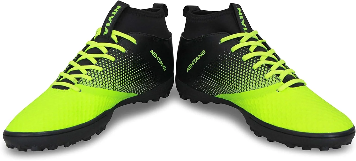 کفش چمن مصنوعی فوتبال مردانه Nivia Ashtang، (سبز/مشکی) 09، 3934FG