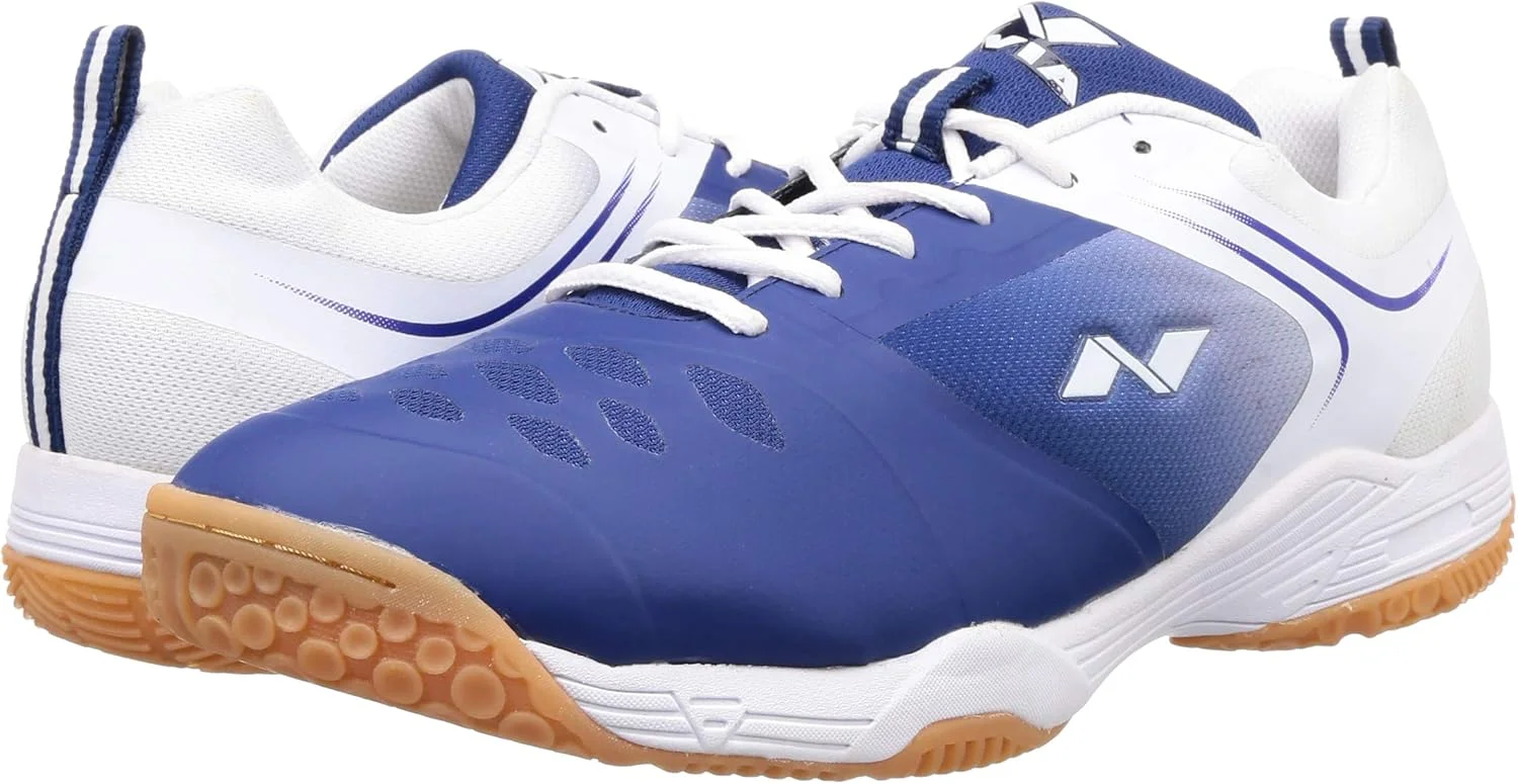 NIVIA HY-Court 2.1 Badminton Shoes | Material: TPU | For Men & Women | Lightweight and Durable | Better cushioning and comfort | Anti Slip | Non-Marking Shoe | For Badminton, Squash, Tennis Players