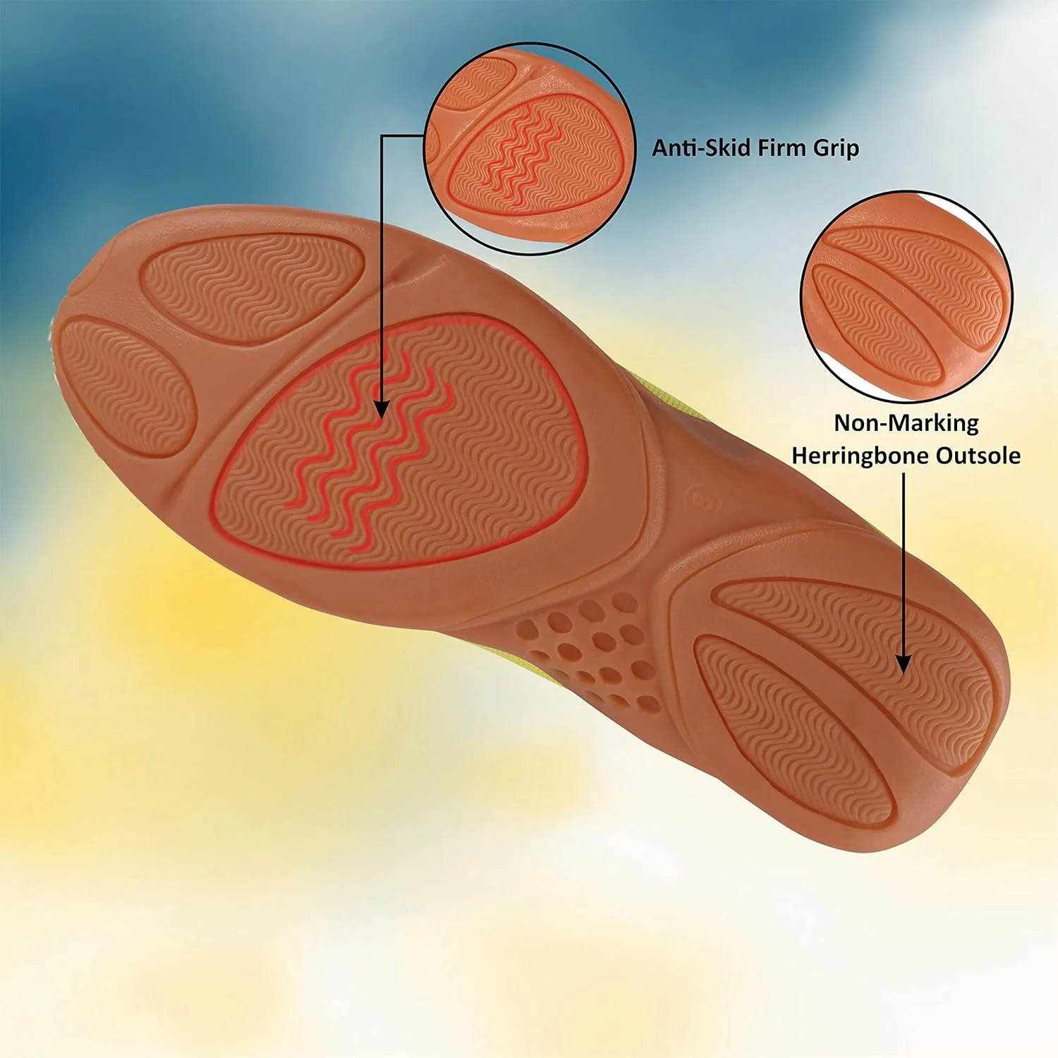 کفش بدمینتون مردانه نیویا آستر فلش سایز 8 (زرد/آبی آستر)