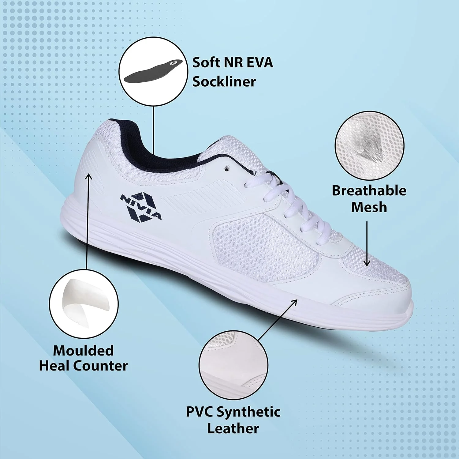 کفش دویدن نیویا مدل 163W Hawks Mesh، سایز 43 (سفید)