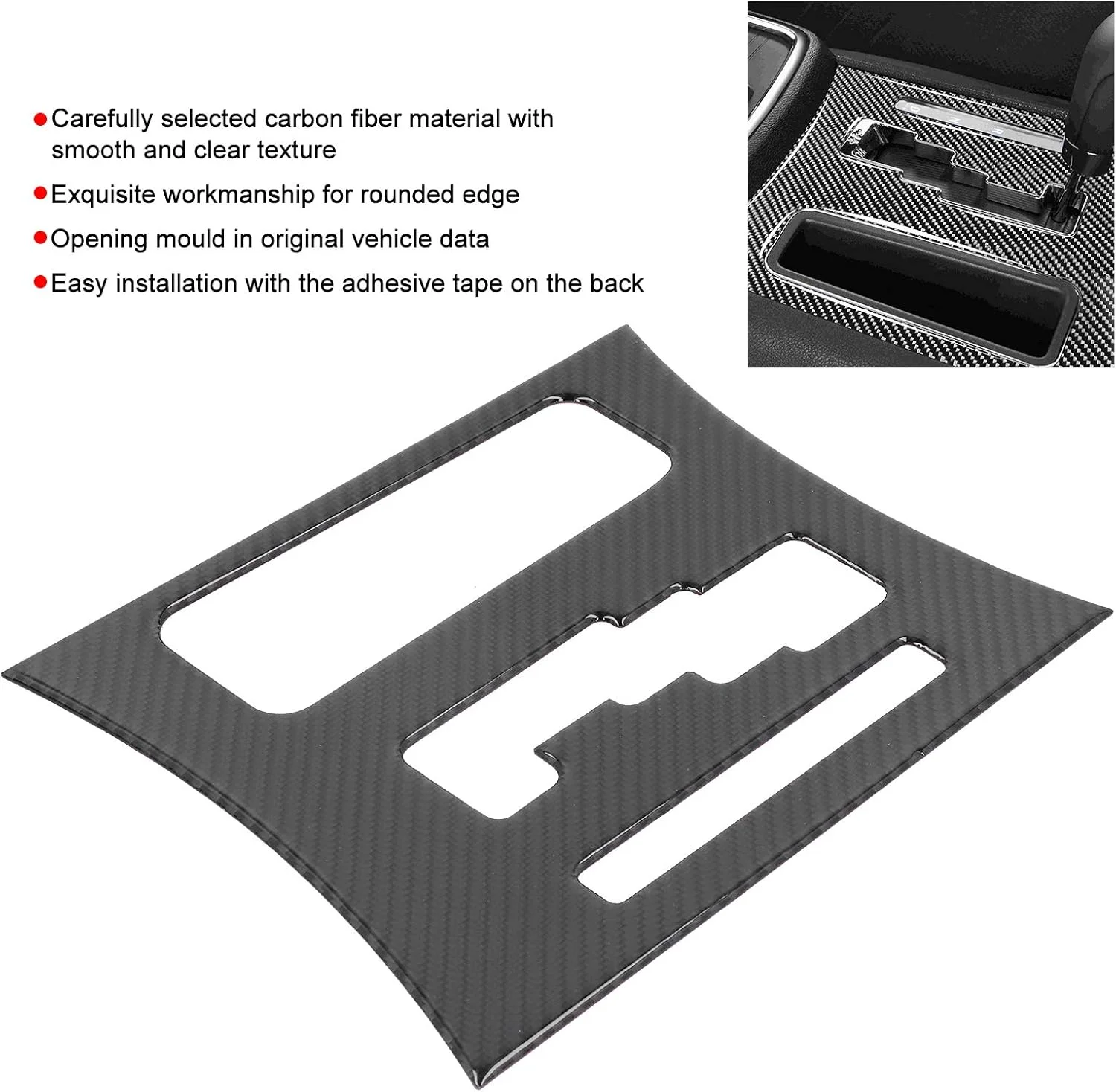 تزئین پنل دنده فیبر کربنی NutriEss برای قطعات خودرو مدل 2011-2014 (دنده دستی/اتوماتیک) تزئین پنل دنده فیبر کربنی NutriEss برای قطعات خودرو مدل 2011-2014 (دنده دستی/اتوماتیک)