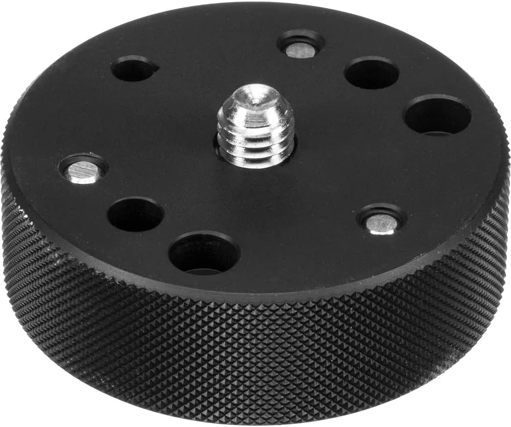 فاصله دهنده ستون سه پایه مانفروتو 120-38 با رزوه مادگی 3/8 اینچی در هر دو طرف