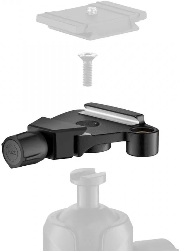 آداپتور قفل بالایی سریع Manfrotto Traveler - نگهدارنده صفحه سازگار با Arca برای سه پایه های Befree، هد های توپی 494 و 496 - جمع و جور و سبک وزن - آلومینیومی - MSQ6T، مشکی آداپتور قفل بالایی سریع Manfrotto Traveler - نگهدارنده صفحه سازگار با Arca برای سه پایه های Befree، هد های توپی 494 و 496 - جمع و جور و سبک وزن - آلومینیومی - MSQ6T، مشکی