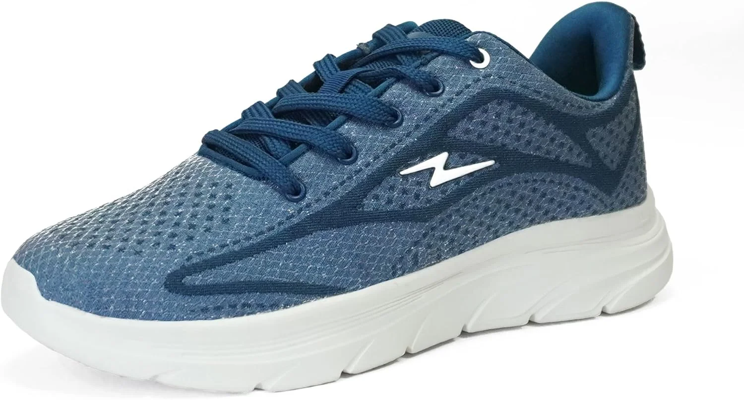 کفش مردانه آتکو مدل باستن | کفش فوم حافظه دار | مناسب دویدن | پیاده روی سرمه ای