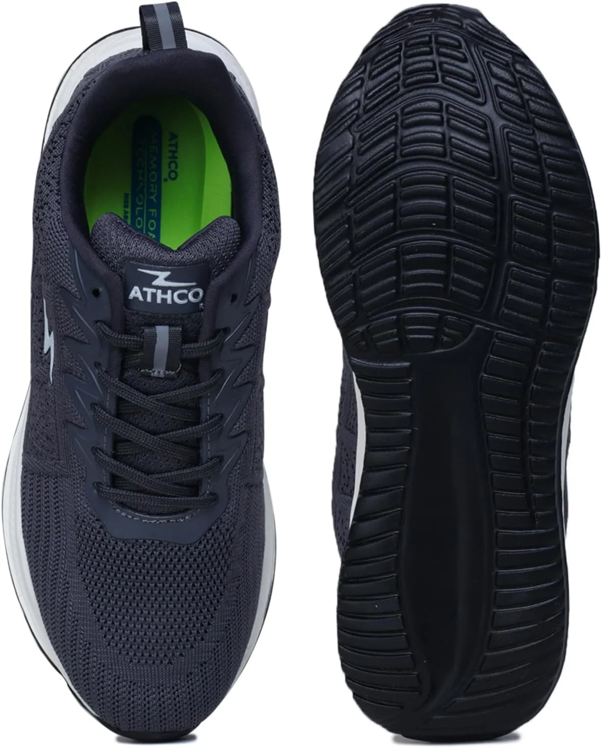 کفش مردانه آتکو Koach "راحتی فوم حافظه دار" | دویدن | پیاده روی | تمرین | باشگاه | دویدن آرام | کتانی | ورزشی | بند دار | انعطاف پذیر | سبک وزن | استفاده روزانه | ورزشی | غیر رسمی | فوق العاده نرم | تناسب اندام