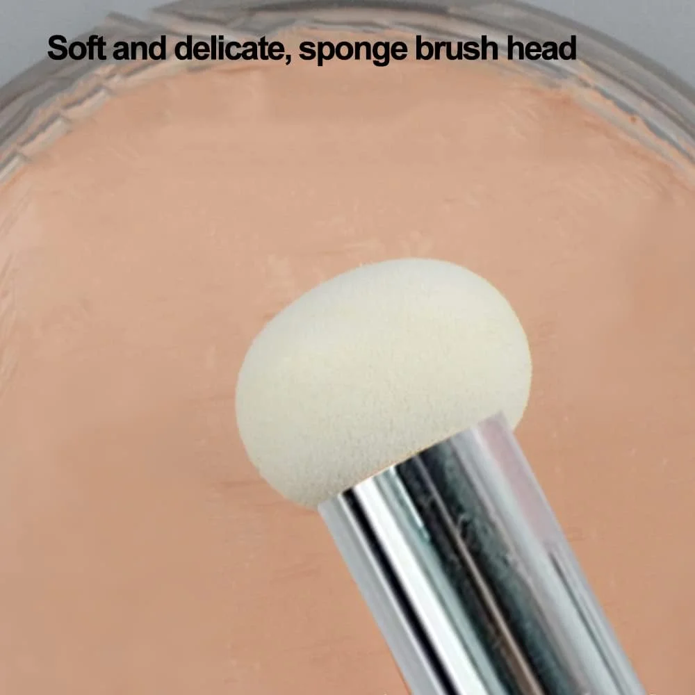 ست براش اسفنجی فونداسیون ZGDFSM، پد آرایشی، براش آرایشی پودر اسفنجی فونداسیون، اپلیکاتور دریایی، براش کانسیلر برای زنان
