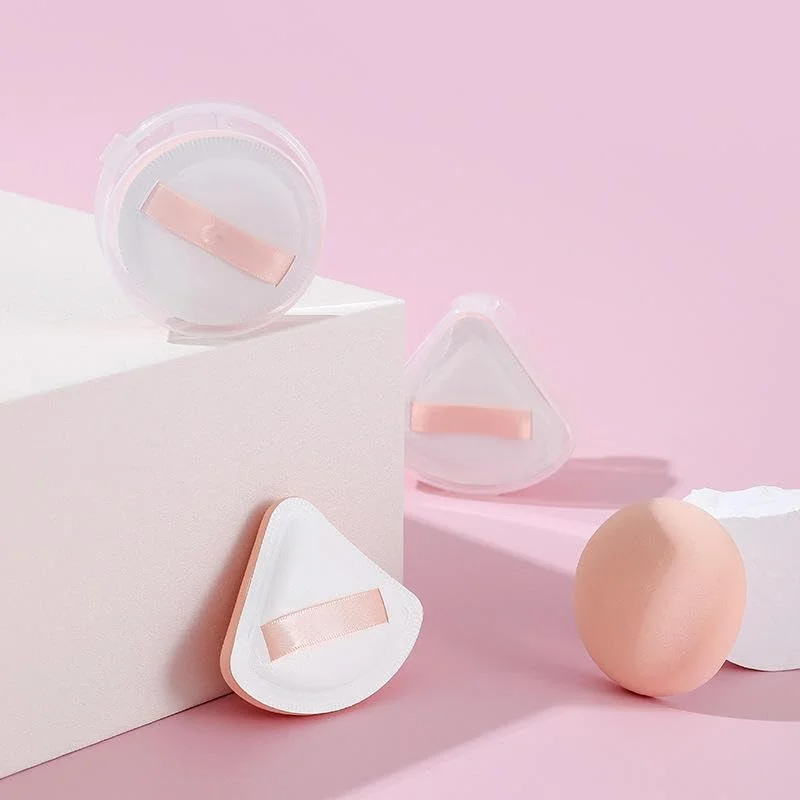 Vitalogy - پدهای آرایشی برای کرم پودر - ست پد آرایشی برای ترکیب کردن - ست بیوتی بلندر 3 عدد پد پفی (شکل های مختلف) با روبان ساتن - بی نقص برای کرم، پودر و مایع (هلویی) Vitalogy - پدهای آرایشی برای کرم پودر - ست پد آرایشی برای ترکیب کردن - ست بیوتی بلندر 3 عدد پد پفی (شکل های مختلف) با روبان ساتن - بی نقص برای کرم، پودر و مایع (هلویی)