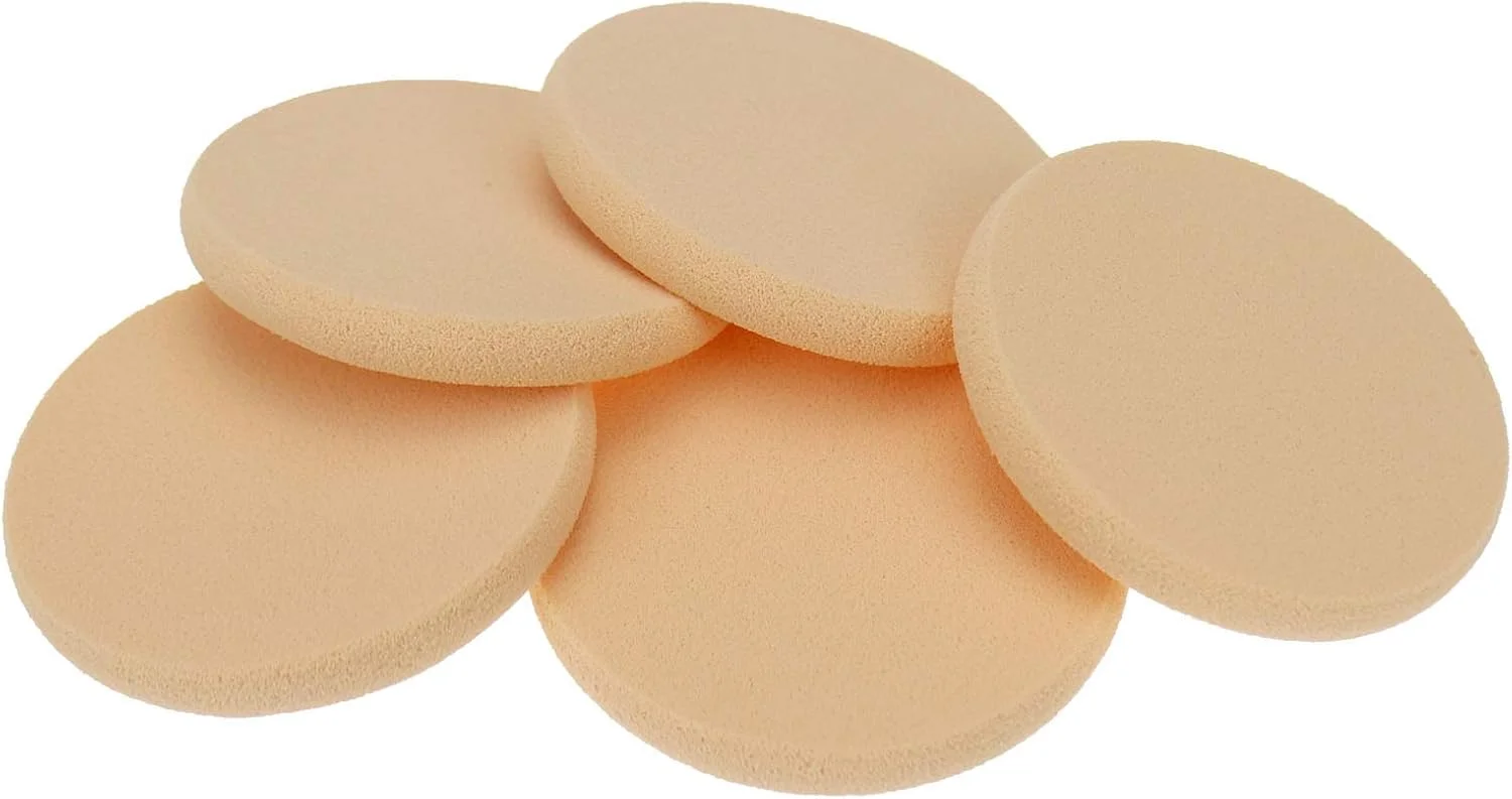 پدهای آرایشی گرد و نرم زنانه برای صورت، چشم و زیرسازی، پف پودر صاف کننده صورت، اسفنج های اپلیکاتور رژگونه لوازم آرایشی، قابل استفاده به صورت خشک و مرطوب، 25 عدد پدهای آرایشی گرد و نرم زنانه برای صورت، چشم و زیرسازی، پف پودر صاف کننده صورت، اسفنج های اپلیکاتور رژگونه لوازم آرایشی، قابل استفاده به صورت خشک و مرطوب، 25 عدد