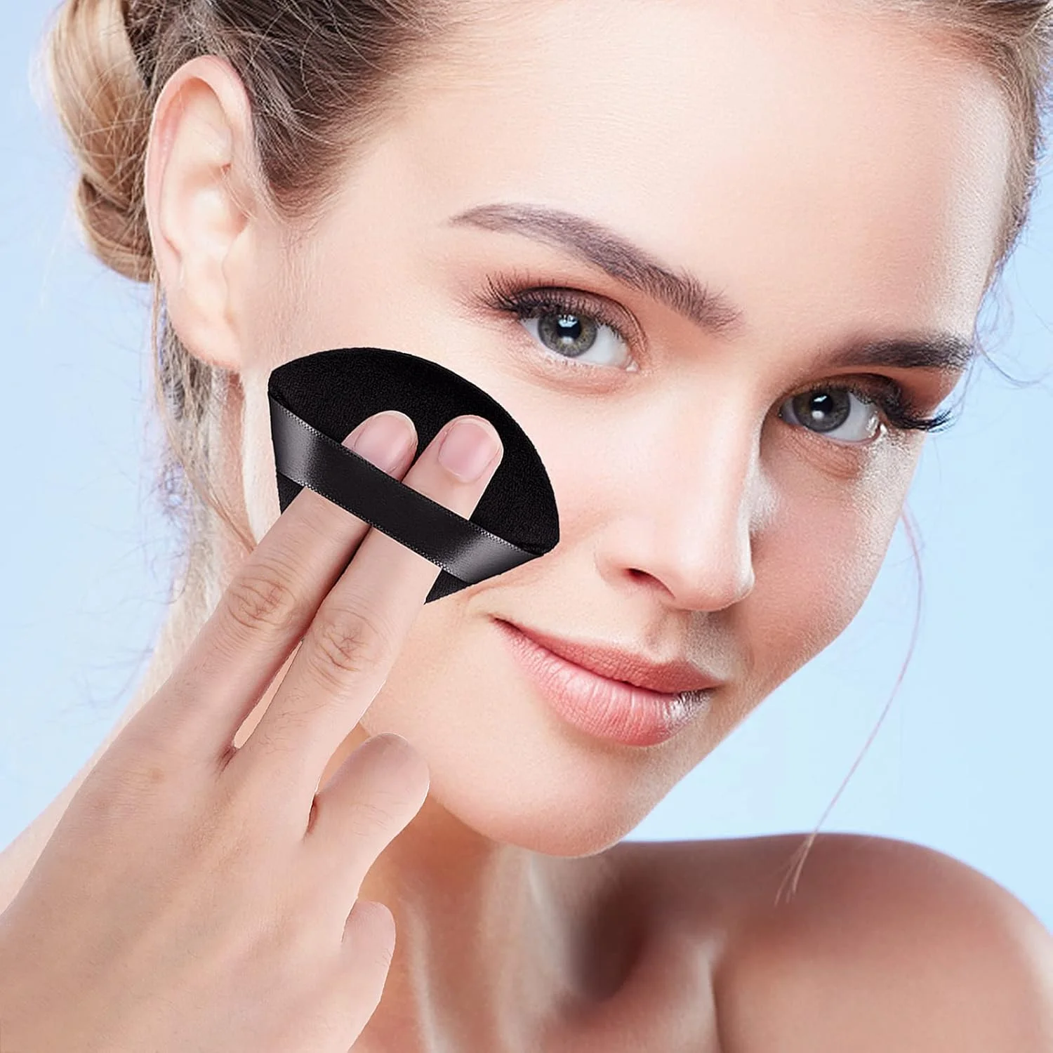 پدهای مثلثی پودر WLLHYF، پدهای آرایشی صورت مخملی نرم مثلثی، پد آرایشی مرطوب و خشک برای کانتورینگ صورت، زیر چشم و گوشه ها، ابزار آرایشی زیبایی (مشکی - 12 عدد) پدهای مثلثی پودر WLLHYF، پدهای آرایشی صورت مخملی نرم مثلثی، پد آرایشی مرطوب و خشک برای کانتورینگ صورت، زیر چشم و گوشه ها، ابزار آرایشی زیبایی (مشکی - 12 عدد)