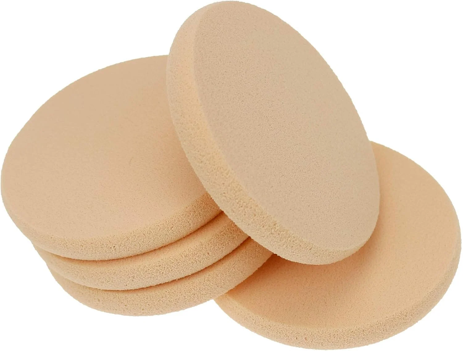 پدهای آرایشی گرد و نرم زنانه برای صورت، چشم و زیرسازی، پف پودر صاف کننده صورت، اسفنج های اپلیکاتور رژگونه لوازم آرایشی، قابل استفاده به صورت خشک و مرطوب، 25 عدد پدهای آرایشی گرد و نرم زنانه برای صورت، چشم و زیرسازی، پف پودر صاف کننده صورت، اسفنج های اپلیکاتور رژگونه لوازم آرایشی، قابل استفاده به صورت خشک و مرطوب، 25 عدد