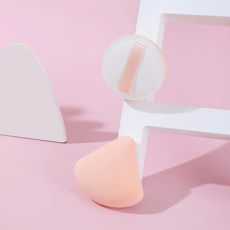 Vitalogy - پدهای آرایشی برای کرم پودر - ست پد آرایشی برای ترکیب کردن - ست بیوتی بلندر 3 عدد پد پفی (شکل های مختلف) با روبان ساتن - مناسب برای کرم، پودر و مایع (هلویی) Vitalogy - پدهای آرایشی برای کرم پودر - ست پد آرایشی برای ترکیب کردن - ست بیوتی بلندر 3 عدد پد پفی (شکل های مختلف) با روبان ساتن - مناسب برای کرم، پودر و مایع (هلویی)