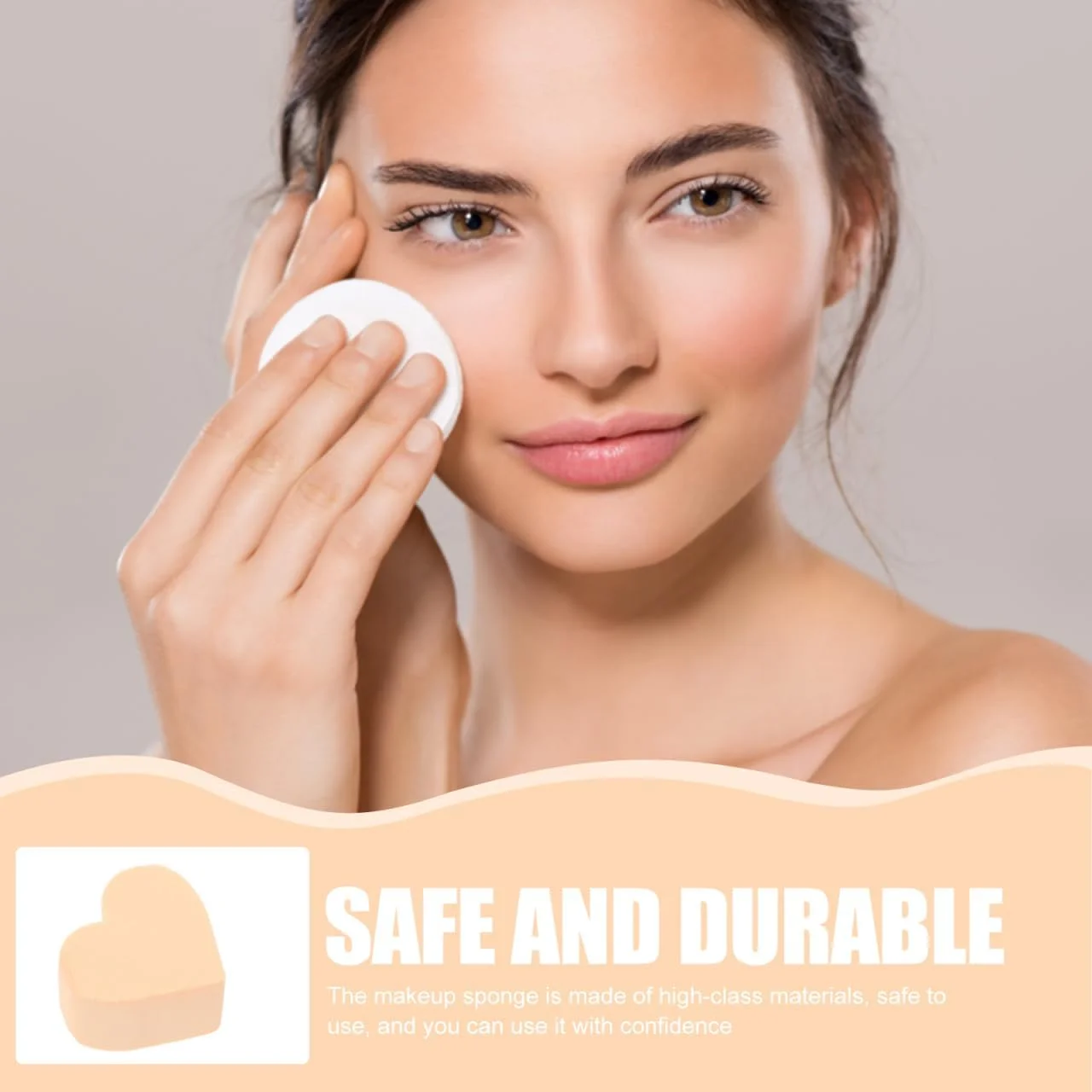 پدهای آرایشی اسفنجی قلبی شکل WRITWAA، 4 عدد، مناسب پوست، بدون لاتکس، برای کرم پودر مایع و هایلایتر، رنگ های تصادفی پدهای آرایشی اسفنجی قلبی شکل WRITWAA، 4 عدد، مناسب پوست، بدون لاتکس، برای کرم پودر مایع و هایلایتر، رنگ های تصادفی