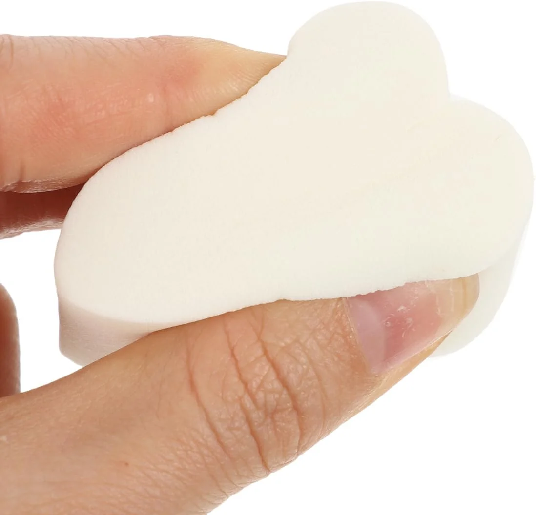 پدهای آرایشی اسفنجی قلبی شکل WRITWAA، 4 عدد، مناسب پوست، بدون لاتکس، برای کرم پودر مایع و هایلایتر، رنگ های تصادفی پدهای آرایشی اسفنجی قلبی شکل WRITWAA، 4 عدد، مناسب پوست، بدون لاتکس، برای کرم پودر مایع و هایلایتر، رنگ های تصادفی