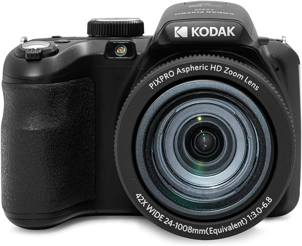 دوربین دیجیتال 20 مگاپیکسلی KODAK PIXPRO AZ425 Astro Zoom (مشکی) به همراه کارت SD 32 گیگابایتی، کیف کمری و کیت لوازم جانبی، کیت باتری و شارژر، کابل و سه پایه (6 قلم) دوربین دیجیتال 20 مگاپیکسلی KODAK PIXPRO AZ425 Astro Zoom (مشکی) به همراه کارت SD 32 گیگابایتی، کیف کمری و کیت لوازم جانبی، کیت باتری و شارژر، کابل و سه پایه (6 قلم)