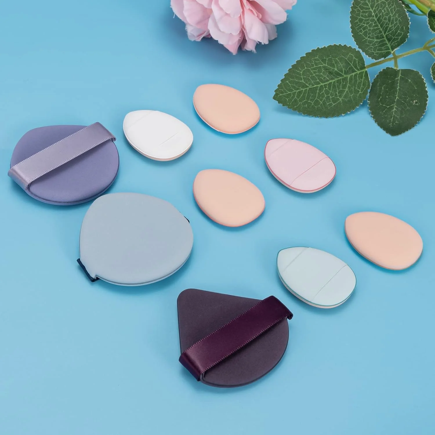 پد پودر 9 تکه Vspek، 3 سایز معمولی + 6 سایز مینی، پد پودر کانسیلر فونداسیون آرایشی، پد آرایشی مثلثی نرم صورت برای پودر شل، ست اسفنج های ترکیبی فونداسیون آرایشی پد پودر 9 تکه Vspek، 3 سایز معمولی + 6 سایز مینی، پد پودر کانسیلر فونداسیون آرایشی، پد آرایشی مثلثی نرم صورت برای پودر شل، ست اسفنج های ترکیبی فونداسیون آرایشی