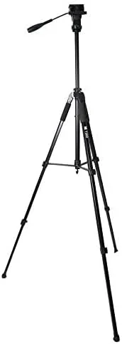 سه پایه آلومینیومی KODAK T360 با سر پن/شیب سه طرفه برای دوربین های DSLR و فیلمبرداری (مشکی)