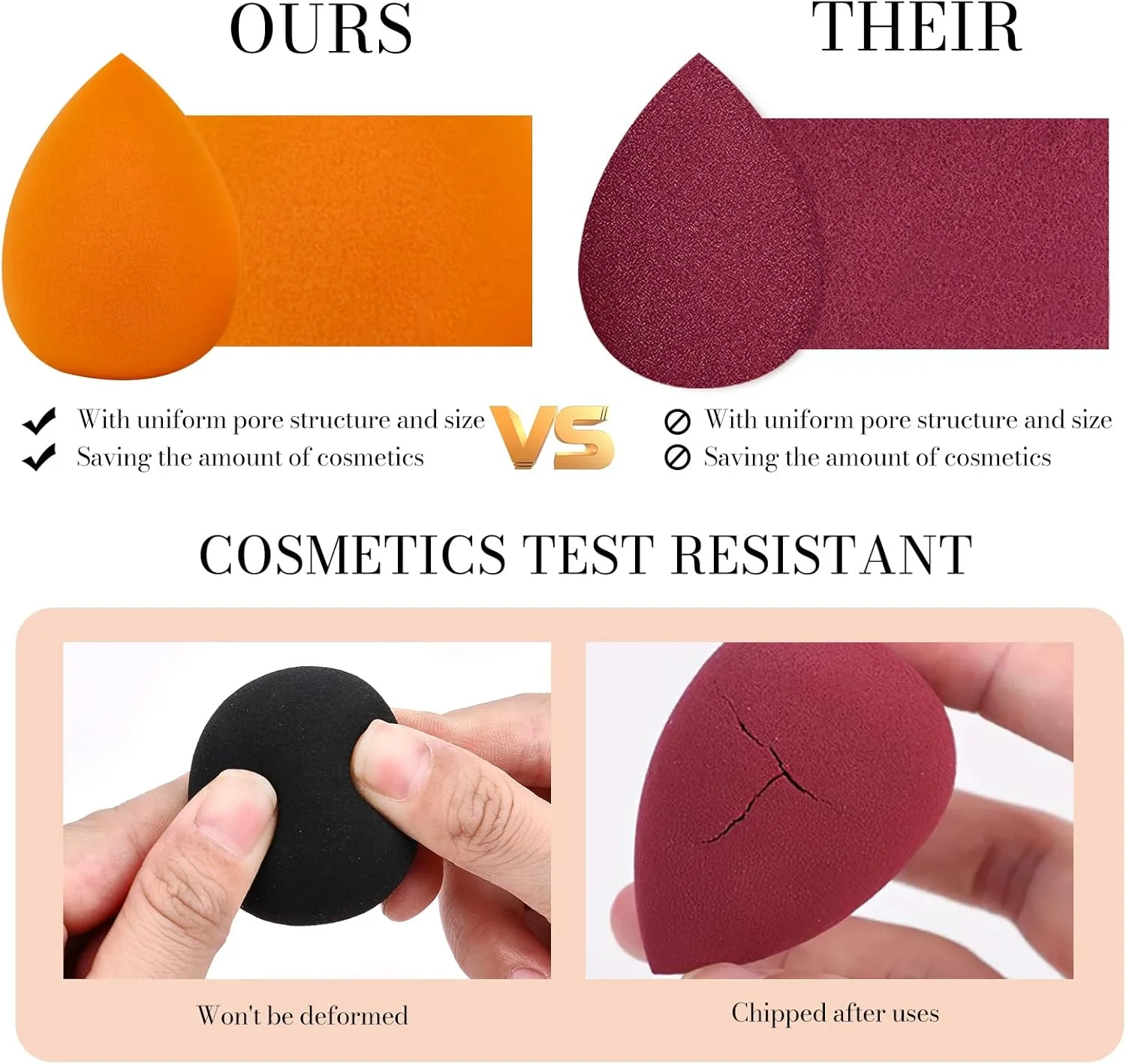 اسفنج های آرایشی VXZOHOW - بدون لاتکس، اسفنج آرایشی با کیفیت بالا برای ترکیب کرم پودر مناسب برای انواع پوست، استفاده بی نقص از مواد آرایشی مایع، کرمی و پودری (قابل استفاده خشک و مرطوب، 7 عدد، چند رنگ) اسفنج های آرایشی VXZOHOW - بدون لاتکس، اسفنج آرایشی با کیفیت بالا برای ترکیب کرم پودر مناسب برای انواع پوست، استفاده بی نقص از مواد آرایشی مایع، کرمی و پودری (قابل استفاده خشک و مرطوب، 7 عدد، چند رنگ)