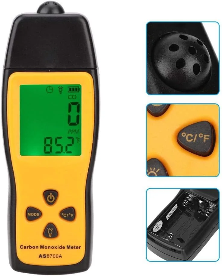 دستگاه سنجش CO، ردیاب های مونوکسید کربن، دستگاه سنجش مونوکسید کربن دستی، تستر گاز CO با دقت بالا، دستگاه مانیتورینگ