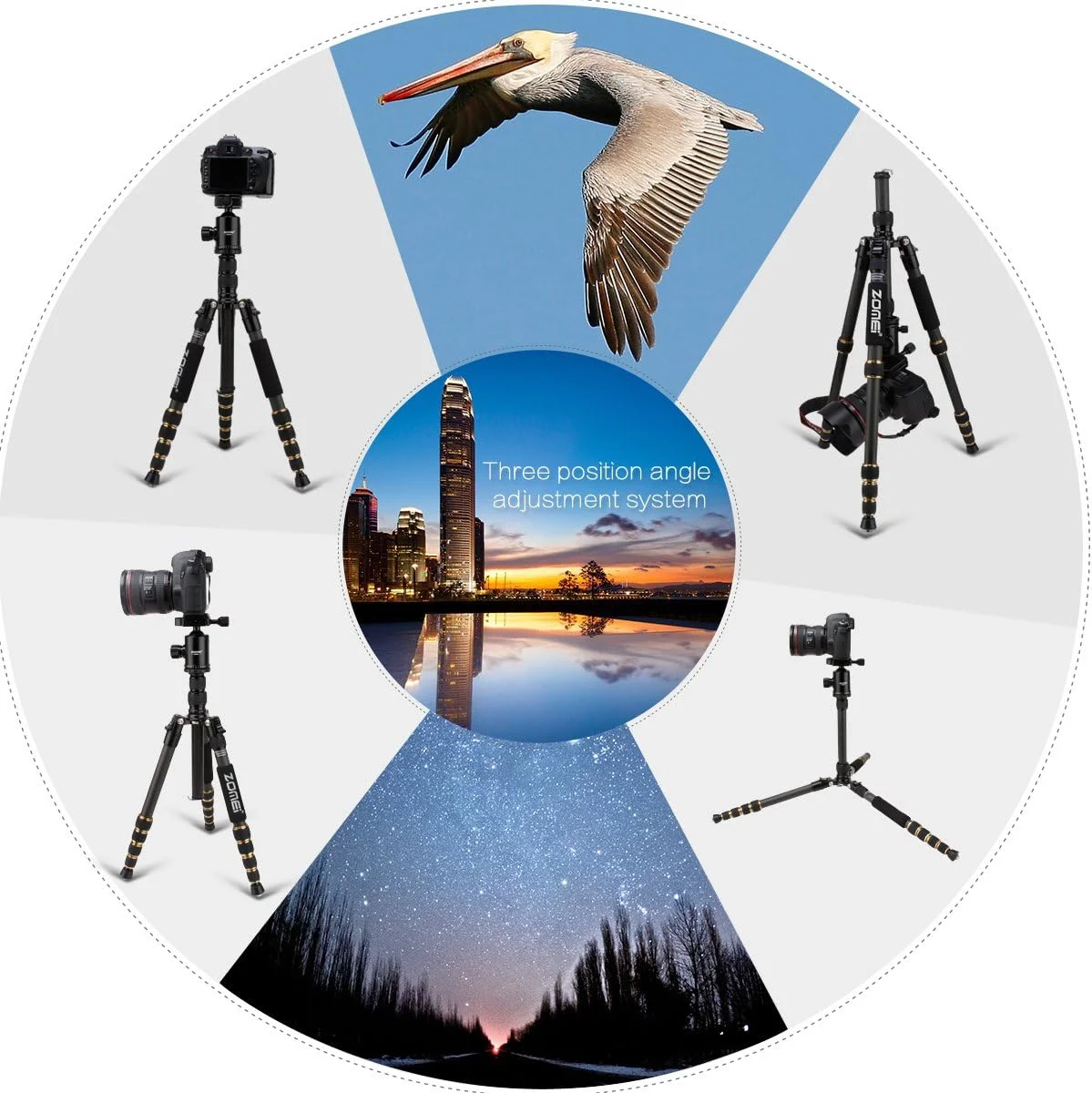 سه پایه فیبر کربنی قابل حمل ZOMEI Z699C با هد توپی، مناسب برای سفر، سازگار با دوربین های Canon، Sony، Nikon، Samsung، Panasonic، Olympus، Kodak، Fuji و دوربین های فیلمبرداری سه پایه فیبر کربنی قابل حمل ZOMEI Z699C با هد توپی، مناسب برای سفر، سازگار با دوربین های Canon، Sony، Nikon، Samsung، Panasonic، Olympus، Kodak، Fuji و دوربین های فیلمبرداری