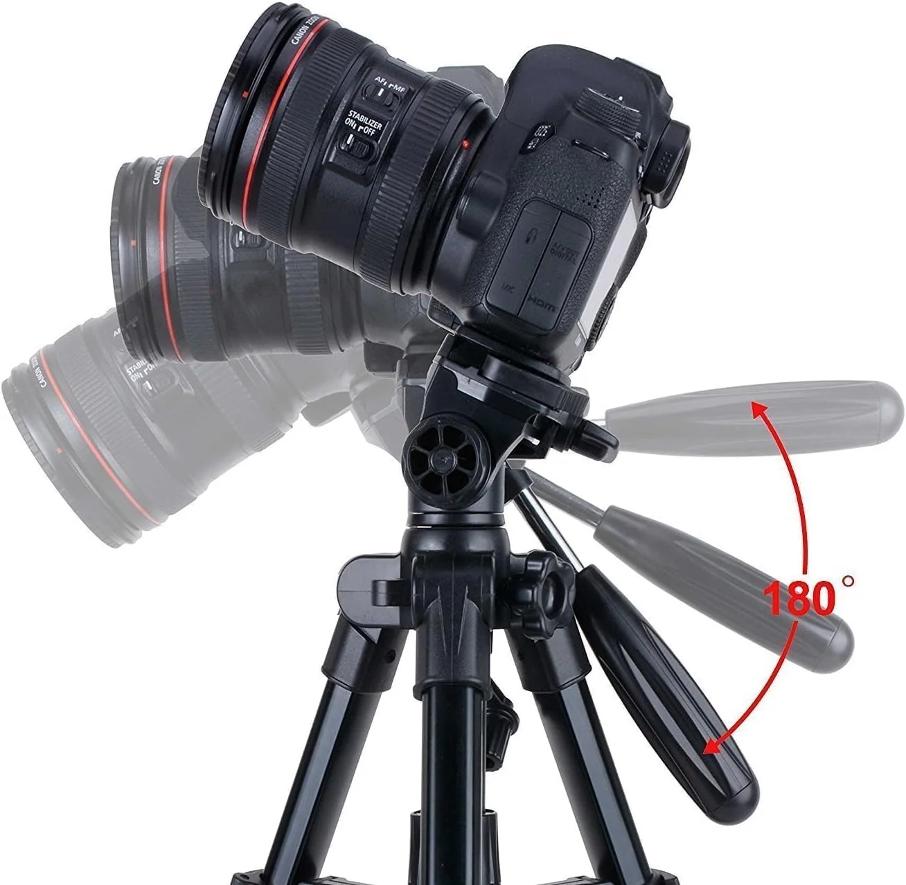 سه پایه رومیزی مسافرتی کوچک ZOMEI ZM-HR-Q100-Tripod-01 با هد پن/شیب سه طرفه، صفحه رهاسازی سریع و کیف برای دوربین DSLR، سه پایه آلومینیومی کوچک با کیف حمل، مشکی سه پایه رومیزی مسافرتی کوچک ZOMEI ZM-HR-Q100-Tripod-01 با هد پن/شیب سه طرفه، صفحه رهاسازی سریع و کیف برای دوربین DSLR، سه پایه آلومینیومی کوچک با کیف حمل، مشکی