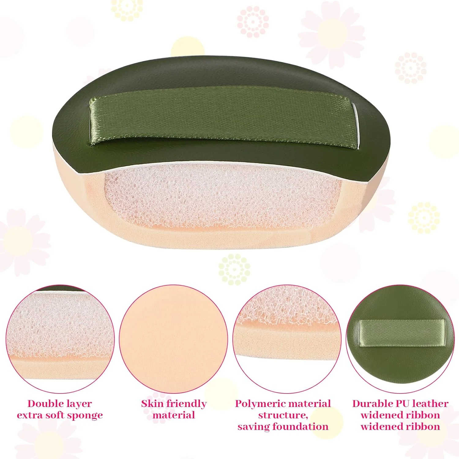 اسفنج بزرگ کرم پودر ViEinkaufen، 12 عدد اسفنج آرایشی پودری نرم به شکل قطره اشک، اسفنج های آرایشی صورت مناسب برای کرم پودر مایع کانسیلر، قابل استفاده به صورت خشک و مرطوب