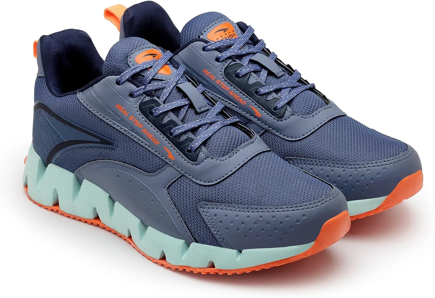 کفش مردانه و پسرانه سبک وزن ASIAN ZIGZAG-02 با زیره TPR و طراحی اسپرت و کژوال - مشکی