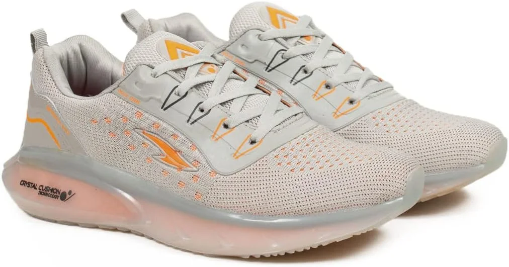 کفش های دویدن مردانه ASIAN مدل Crsystal-05 | کفش ورزشی پسرانه با فناوری زیره شفاف | زیره میانی EVA با بالشتک کریستالی برای پرش بیشتر
