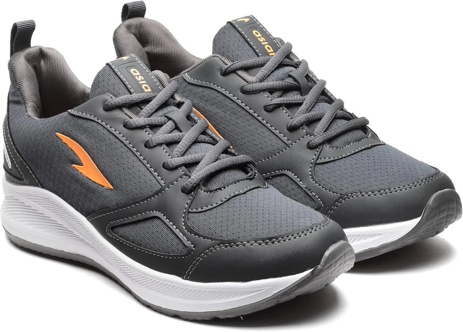 کفش ورزشی مردانه ASIAN مدل Wonder-13 Pro مناسب دویدن، پیاده روی و باشگاه، زیره سبک EVA با پرش اضافی، خاکستری روشن، سایز 40.5 EU