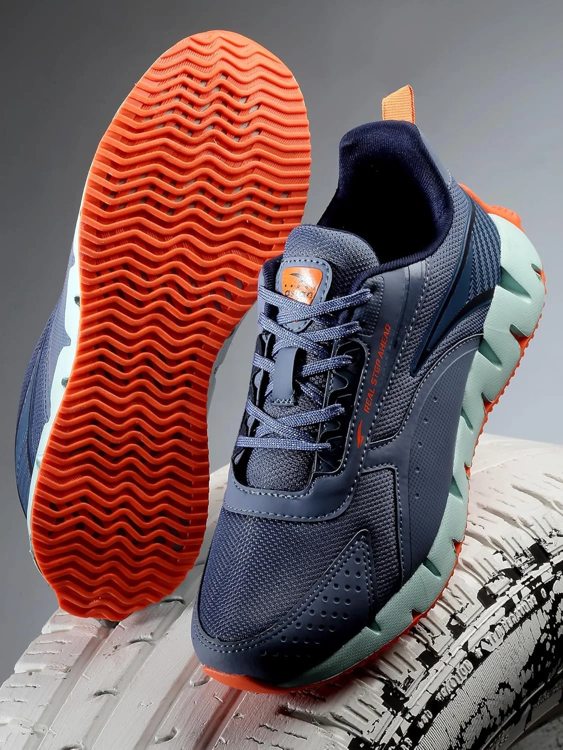 کفش مردانه و پسرانه سبک وزن ASIAN ZIGZAG-02 با زیره TPR و طراحی اسپرت و کژوال - مشکی