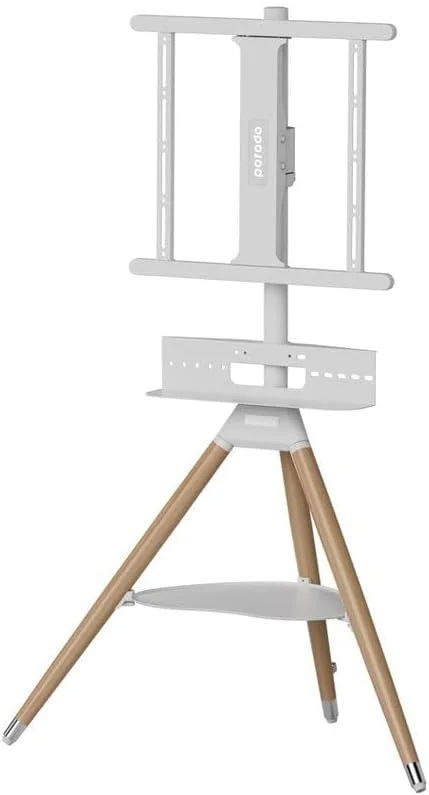 پایه سه پایه ایستاده تلویزیون هنری Porodo سایز 32 تا 65 اینچ - سفید پایه سه پایه ایستاده تلویزیون هنری Porodo سایز 32 تا 65 اینچ - سفید