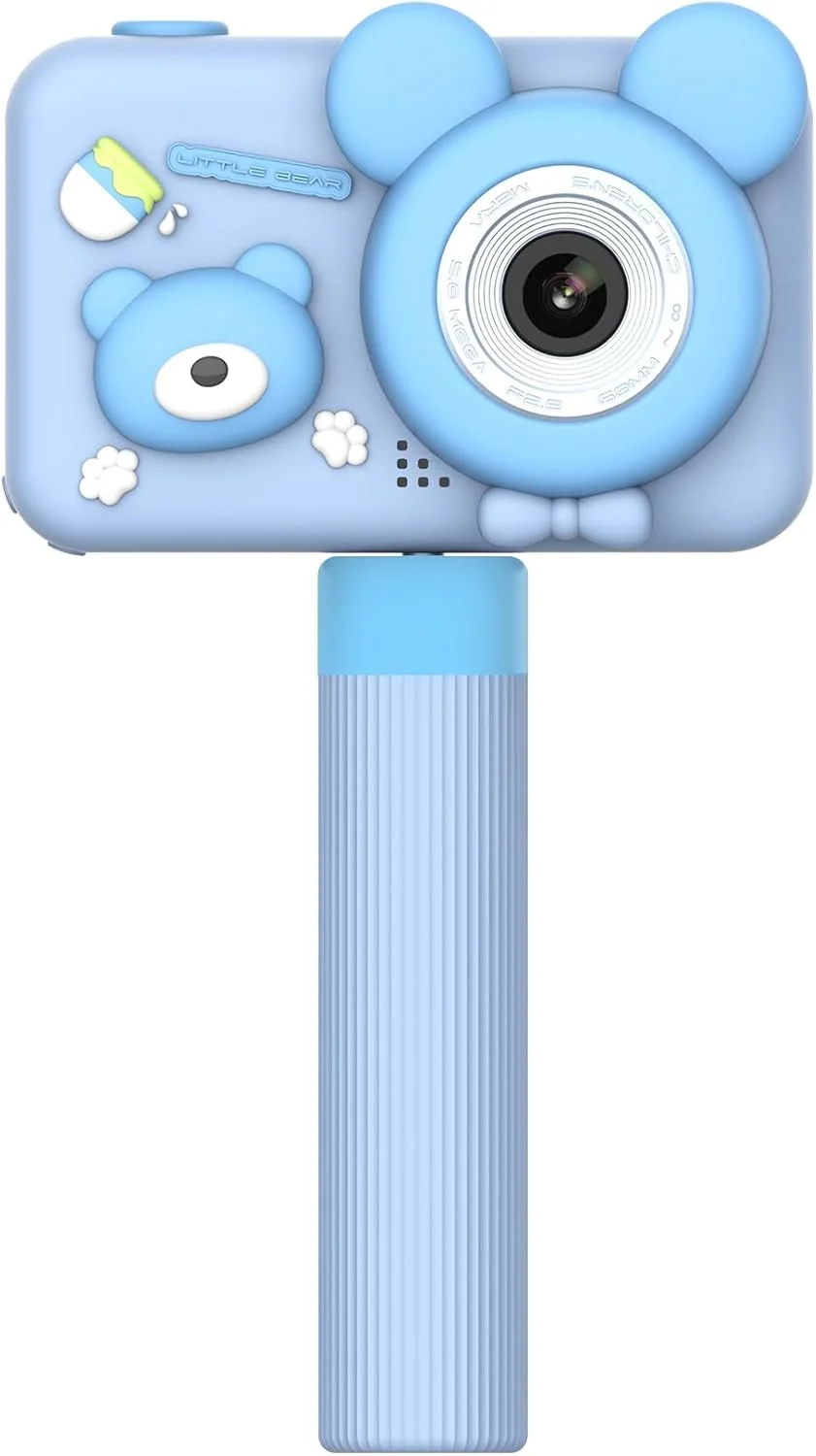 دوربین دیجیتال کودکانه Porodo به همراه سه پایه، 26 مگاپیکسل، 1080P، 400mAh - آبی دوربین دیجیتال کودکانه Porodo به همراه سه پایه، 26 مگاپیکسل، 1080P، 400mAh - آبی