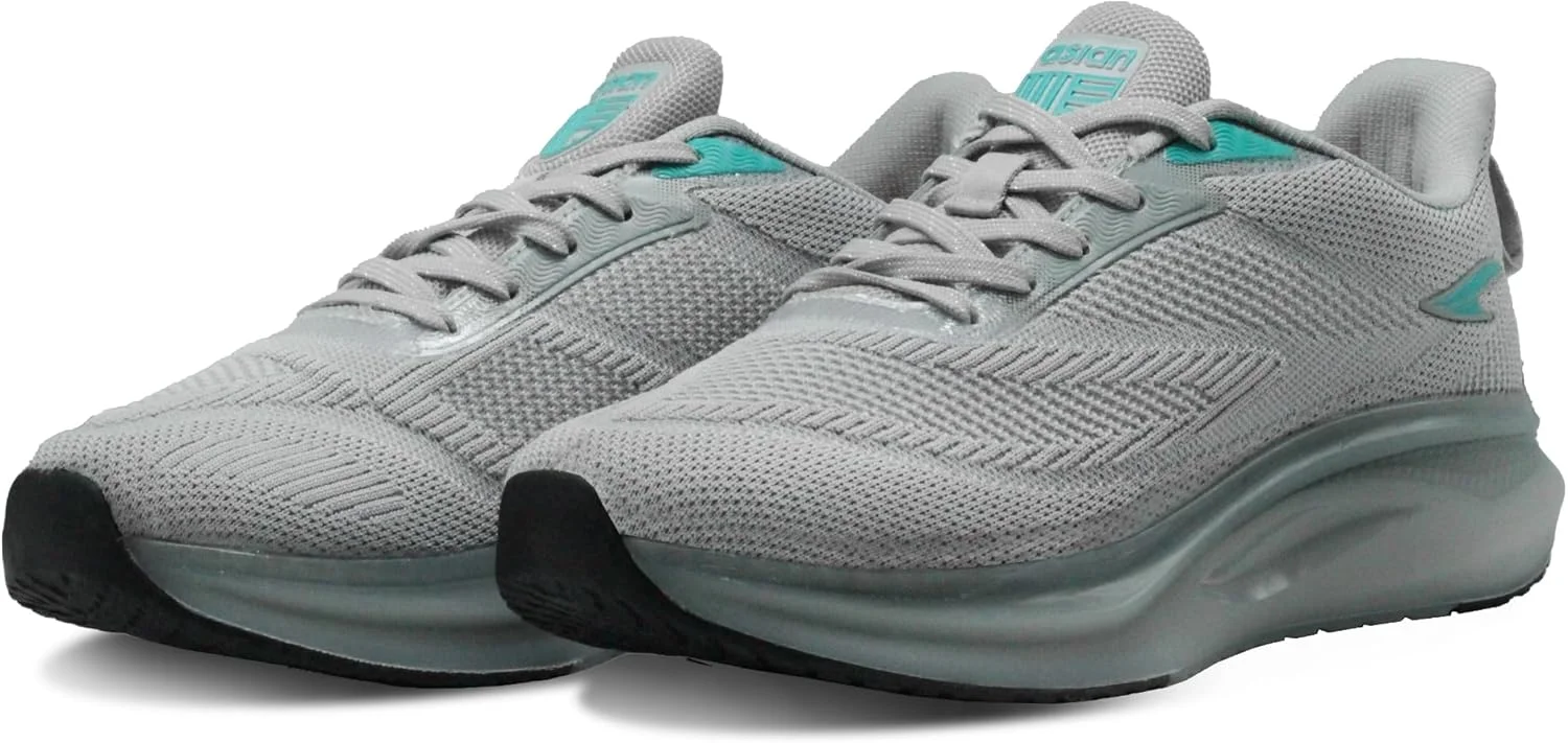 کفش های دویدن و پیاده روی مردانه ASIAN مدل POWERPLAY-03 با بند، کفش های سبک و راحت با رویه پارچه ای برای مردان و پسران