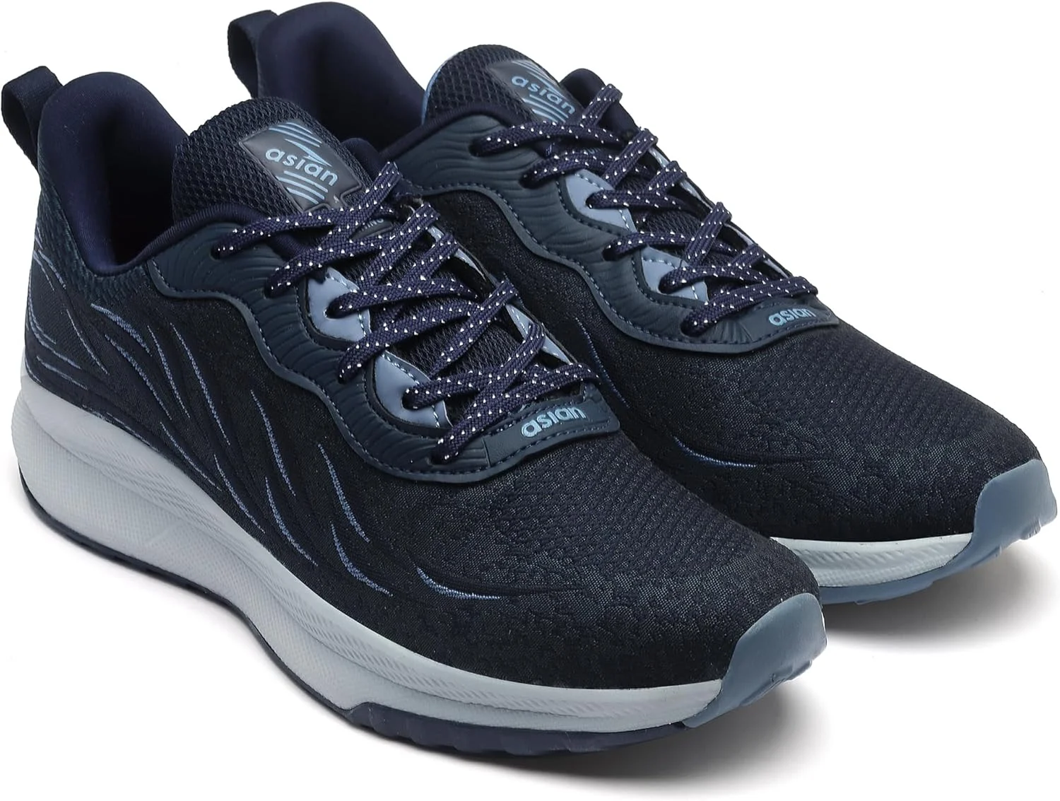 کفش ورزشی مردانه ASIAN مدل Airweave04 با فناوری Ultra Bounce، زیره TPU و TPR سبک وزن Twinspring و کفی مموری فوم، کفش کتانی غیررسمی مردانه