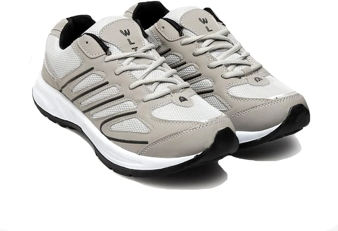 کفش ورزشی مردانه آسیایی مدل Bullet-02 خاکستری مشکی مناسب پیاده روی، ورزش، باشگاه و دویدن