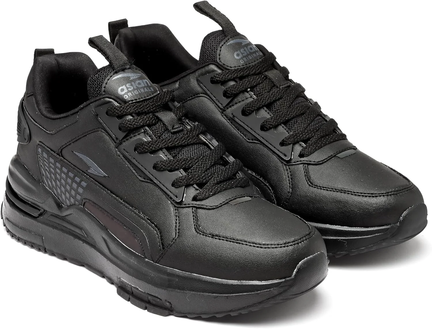 کفش کتانی مردانه ASIAN، رویه مصنوعی، زیره سبک وزن و فیلون با کفی مموری فوم، مدل بند دار Urban-05