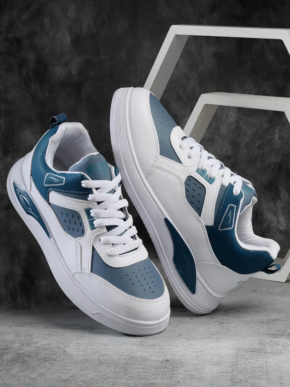 کفش کتانی سفید مردانه ASIAN با رویه مصنوعی، سبک وزن، راحت، ساق متوسط مدل Moscow-11