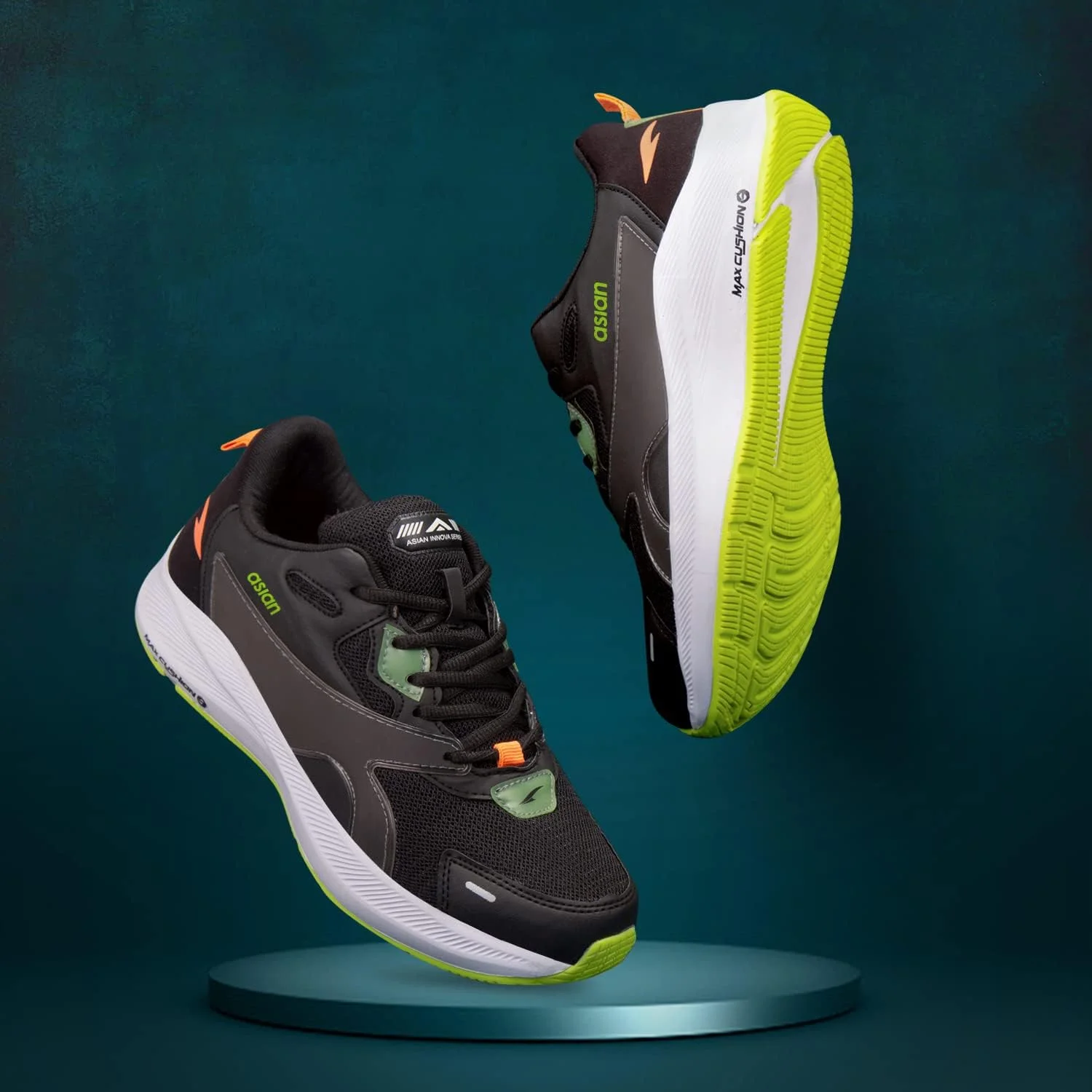 کفش ورزشی مردانه ASIAN مدل INNOVA-01 مناسب دویدن، پیاده روی و باشگاه، دارای فناوری حداکثر بالشتک، کفش کتانی غیر رسمی برای مردان و پسران کفش ورزشی مردانه ASIAN مدل INNOVA-01 مناسب دویدن، پیاده روی و باشگاه، دارای فناوری حداکثر بالشتک، کفش کتانی غیر رسمی برای مردان و پسران