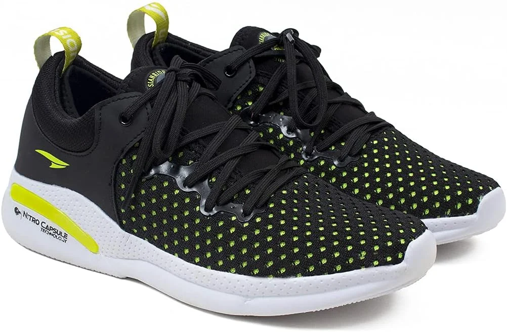 کفش‌های روزمره مردانه ASIAN مدل Creta-12، با قابلیت شستشوی آسان، سبک وزن، طبی مموری، با رویه بافتنی تنفسی، ایده‌آل برای ورزش، باشگاه، تمرین، دویدن، سبز، سایز 38.5 اروپا