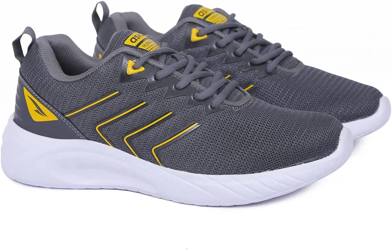 کفش ورزشی دویدن مردانه ASIAN مدل Plasma-05 | کفش ورزشی پسرانه با زیره EVA برای پرش بیشتر | کفش های غیر رسمی برای مردان و پسران، نارنجی، سایز 41.5 اروپا