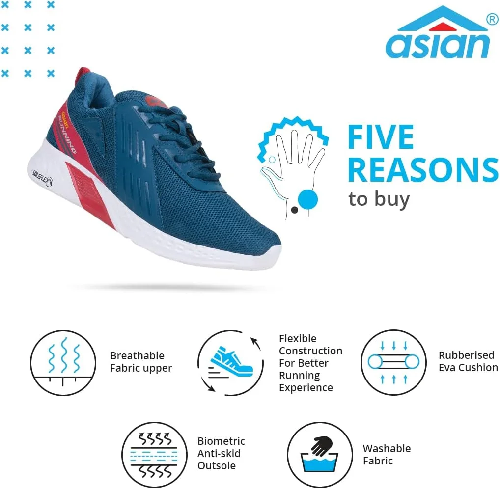 کفش ورزشی مردانه ASIAN مدل BLADE-10 مناسب دویدن، پیاده روی، باشگاه، تمرین، استفاده روزمره و ورزش