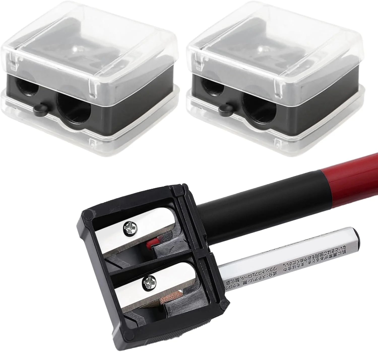 2 عدد تراش آرایشی/تراش لوازم آرایشی (مشکی 2) 2 عدد تراش آرایشی/تراش لوازم آرایشی (مشکی 2)