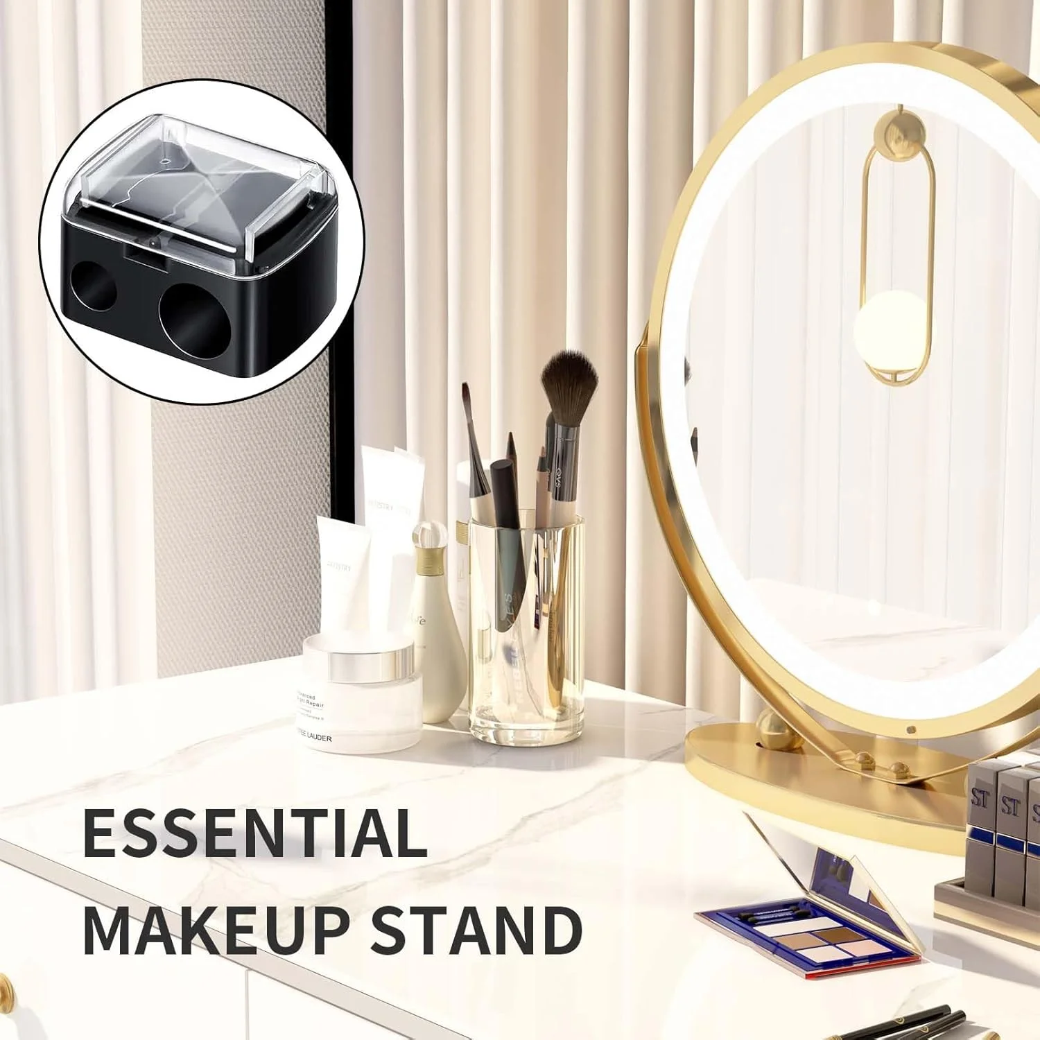 تراش آرایشی مداد لب و چشم 3 عددی، مداد ابرو مناسب برای مدادهای لب، چشم و ابرو بزرگ و کوچک، خط چشم تراش آرایشی مداد لب و چشم 3 عددی، مداد ابرو مناسب برای مدادهای لب، چشم و ابرو بزرگ و کوچک، خط چشم