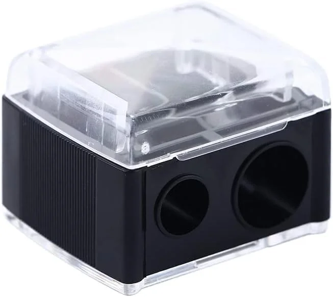 تراش مشکی خط چشم، تراش مداد چشم، تراش مداد ابرو، تراش دو سوراخه خط چشم، تراش خط چشم برای مداد، تراش آرایشی مداد