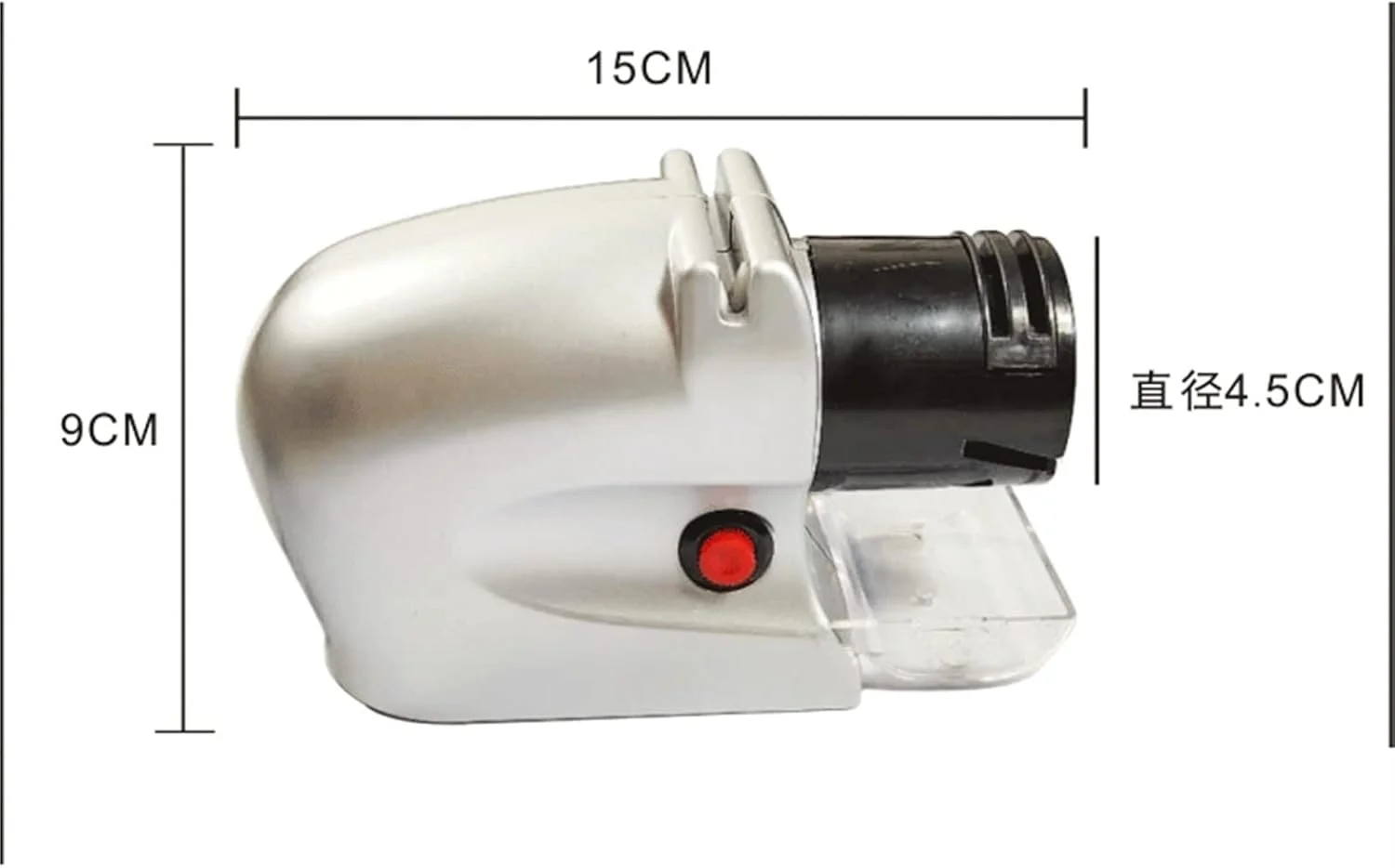 تیزکن چاقو برقی AUEMNUR، تیز کننده سریع و اتوماتیک با موتور تیز کننده سنگ زنی، ابزار تیز کردن حرفه ای چاقو، چند منظوره