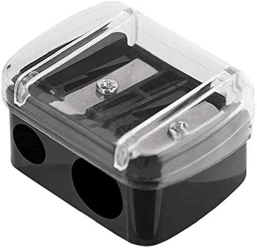 تراش آرایشی مداد، تراش خط چشم، تراش دوگانه مداد آرایشی برای مداد ابرو، مداد چشم، خط چشم، خط لب، مداد ابرو 1 عدد