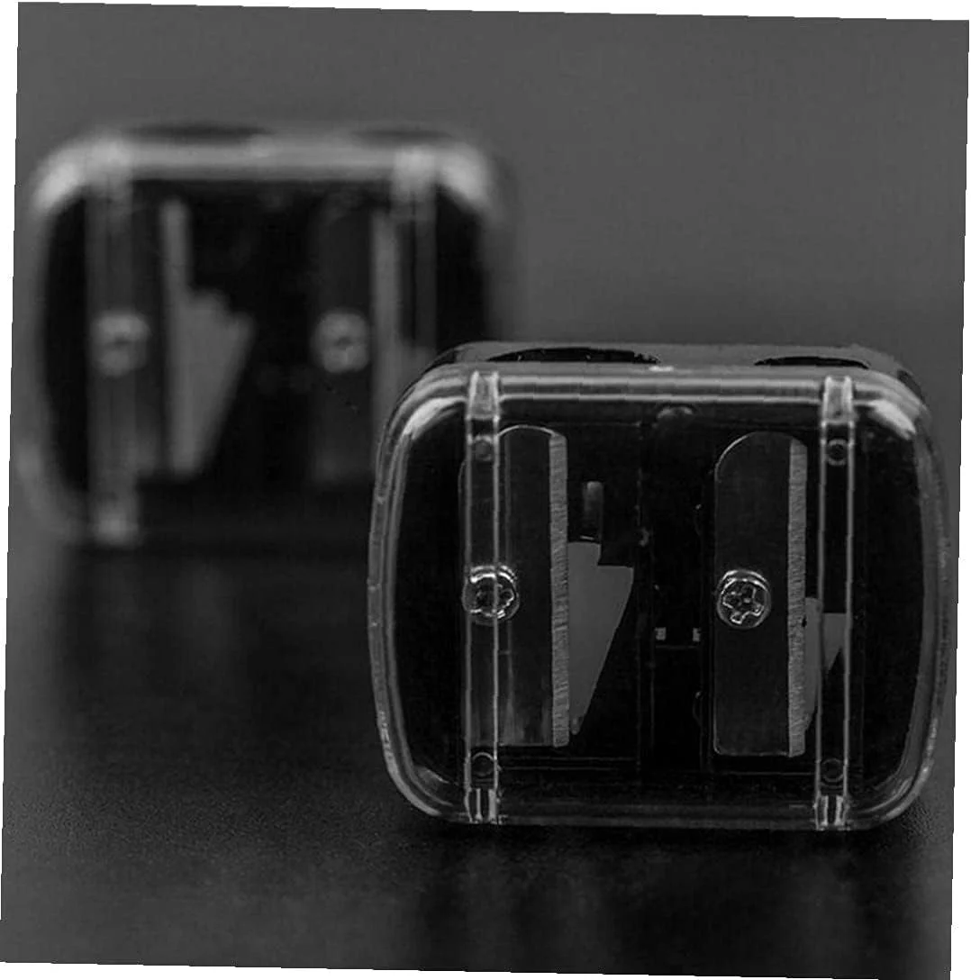 تراش آرایشی مداد، تراش خط چشم، تراش دوگانه مداد آرایشی برای مداد ابرو، مداد چشم، خط چشم، خط لب، مداد ابرو 1 عدد