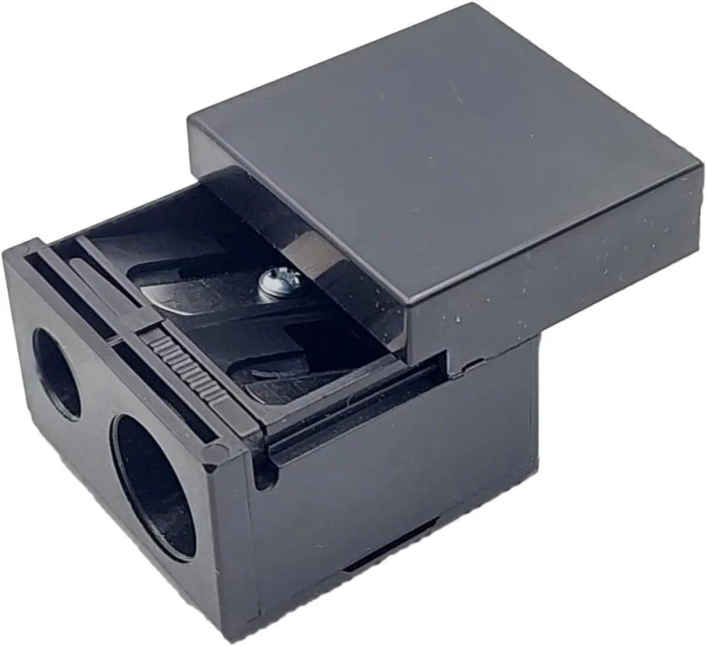 تراش آرایشی مداد، برای خط چشم، خط لب و غیره، رنگ مشکی تراش آرایشی مداد، برای خط چشم، خط لب و غیره، رنگ مشکی