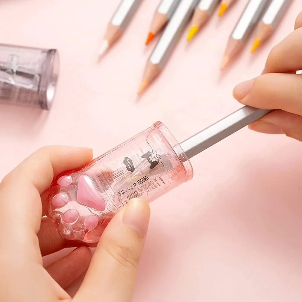 تراش مداد طرح پنجه گربه، لوازم تحریر فانتزی، جایزه دانش آموزی، هدیه کودک