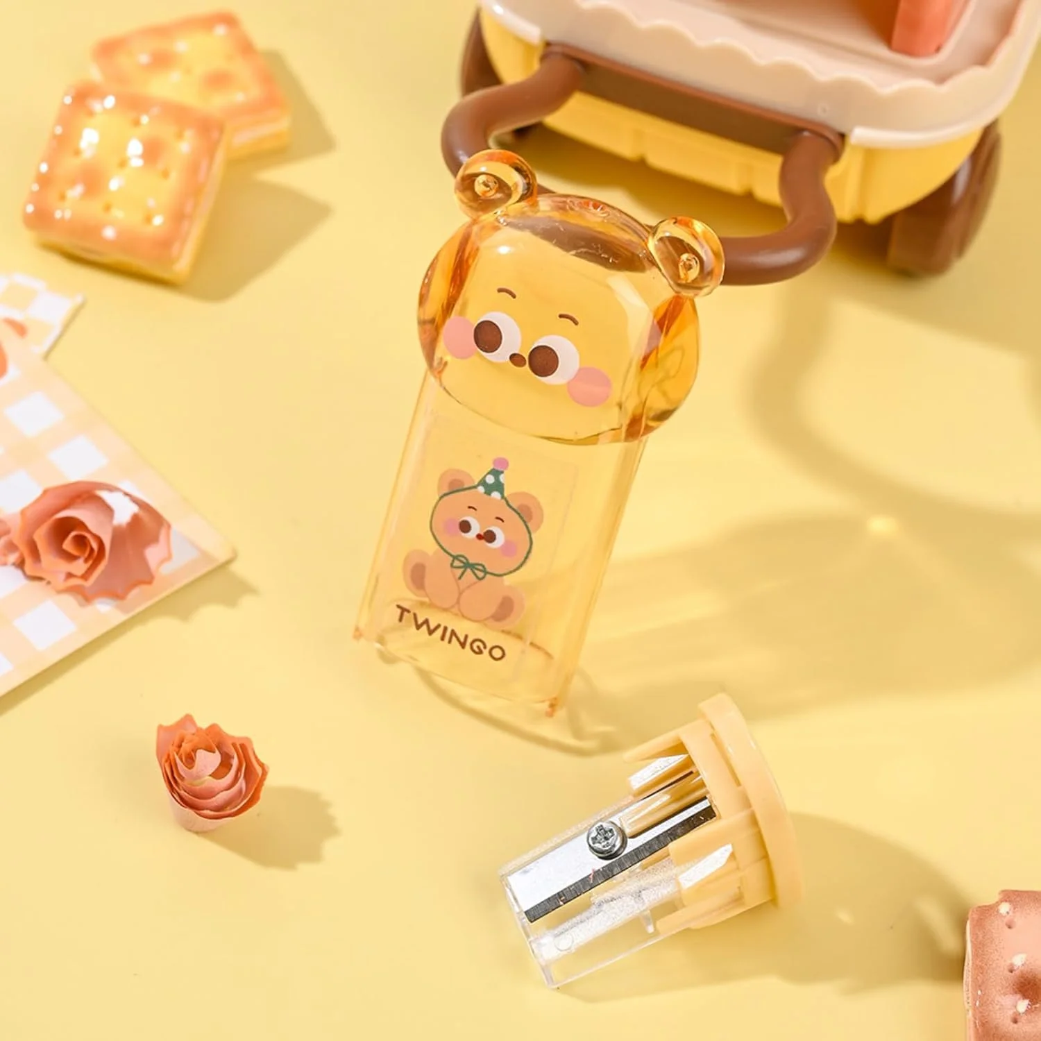 ست لوازم التحریر خرس بامزه، شامل 3 عدد تراش مداد خرس بامزه، لوازم مدرسه کاوایی برای لوازم اداری، مدرسه و خانه کاوایی ست لوازم التحریر خرس بامزه، شامل 3 عدد تراش مداد خرس بامزه، لوازم مدرسه کاوایی برای لوازم اداری، مدرسه و خانه کاوایی